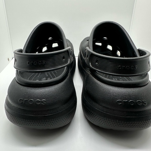 CROCS Crush Platform Black Classic Clog Size Men’s 8 Women’s 10 - Picture 4 of 7